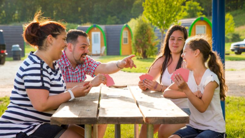 Family at Cabana